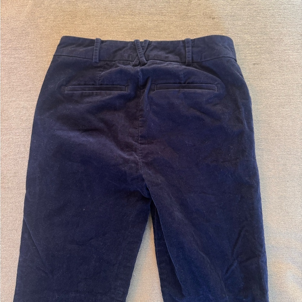 Anthropologie Navy Blue Corduroy Crop Pants - Picture 8 of 9